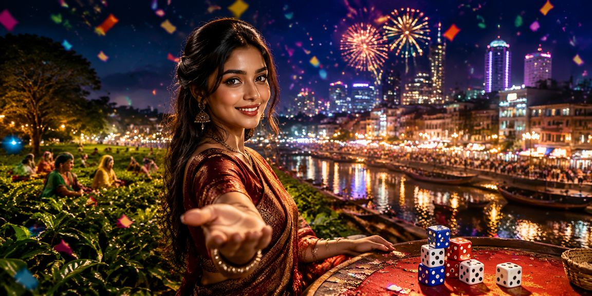 নারায়ণগঞ্জে চা বাগানের পরিবেশে ডাইস গেম উপভোগ করছেন একজন ব্যবহারকারী