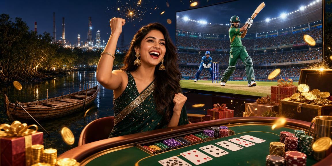 সুন্দরবন অঞ্চলে ক্রিকেট বেটিং করছেন একজন ব্যবহারকারী